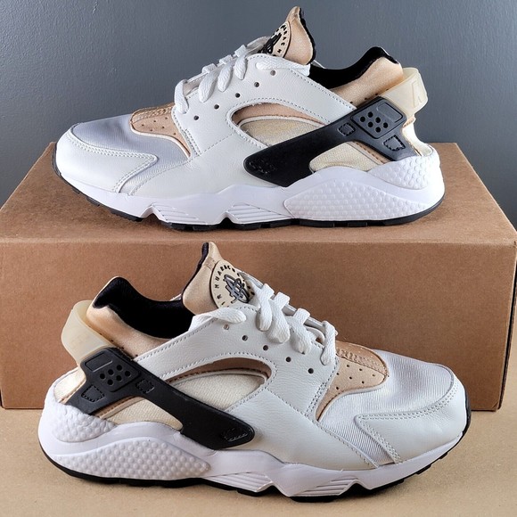 Nike Shoes - Nike Air Huarache Athletic Shoes Womens Size 9 Sneaker White Sandrift DH4439-108